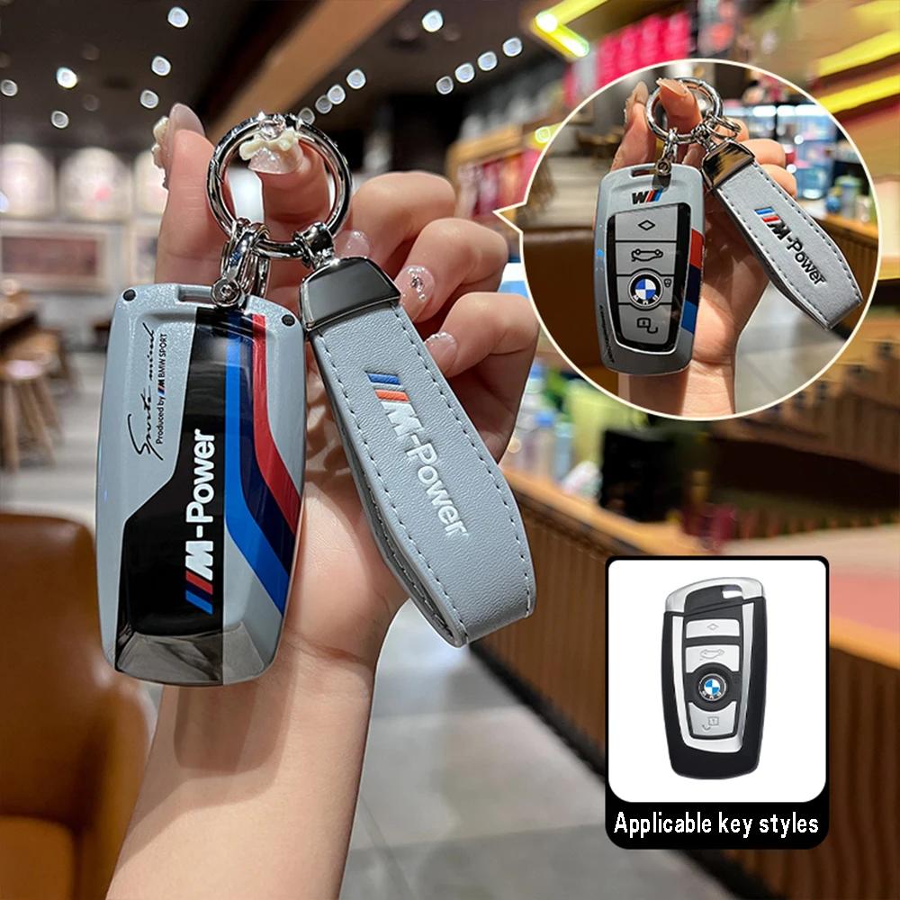 Funda para llave de coche con pegatinas de carreras ABS Hot 2025 para BMW 520 F10 F30 F18 118i 320i F18 F22 F01 F06 F02 M3 M5 Llavero con mando a distancia