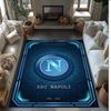 Napoli FC Soccer Football Pattern Soft Area Rug Non Slip Indoor Floor Carpet Sports Decor Mat for Bedroom