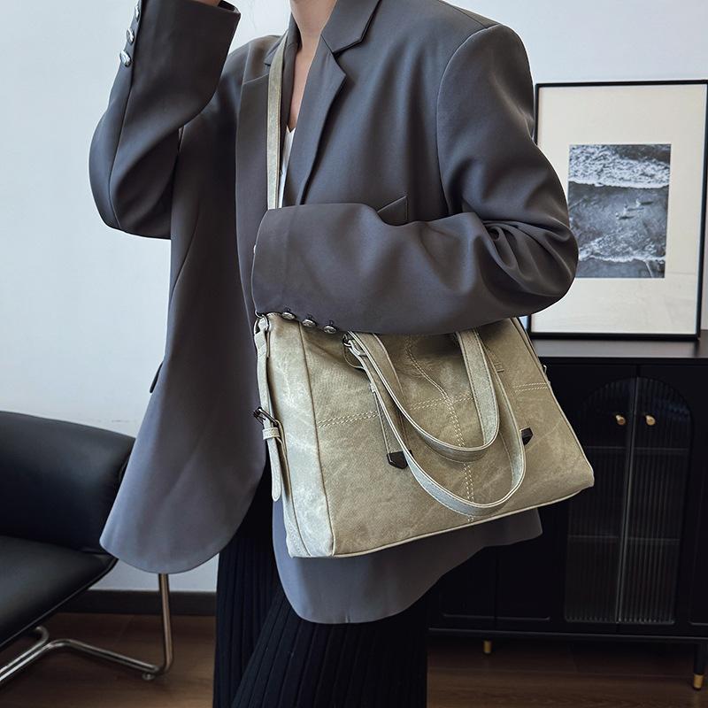 Duża torba dla dojeżdżających, nowa damska torba rekreacyjna, torba listonoszka, torba na ramię, popularna torba typu tote