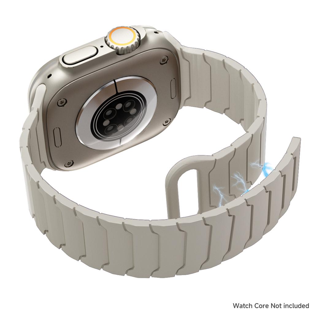 Silicone Magnetic Strap for Apple Watch Band Ultra 3 49mm Series 11 46mm 9/8/7 45 41mm Sport Bracelet IWatch 6 5 4 SE3 44mm 40mm