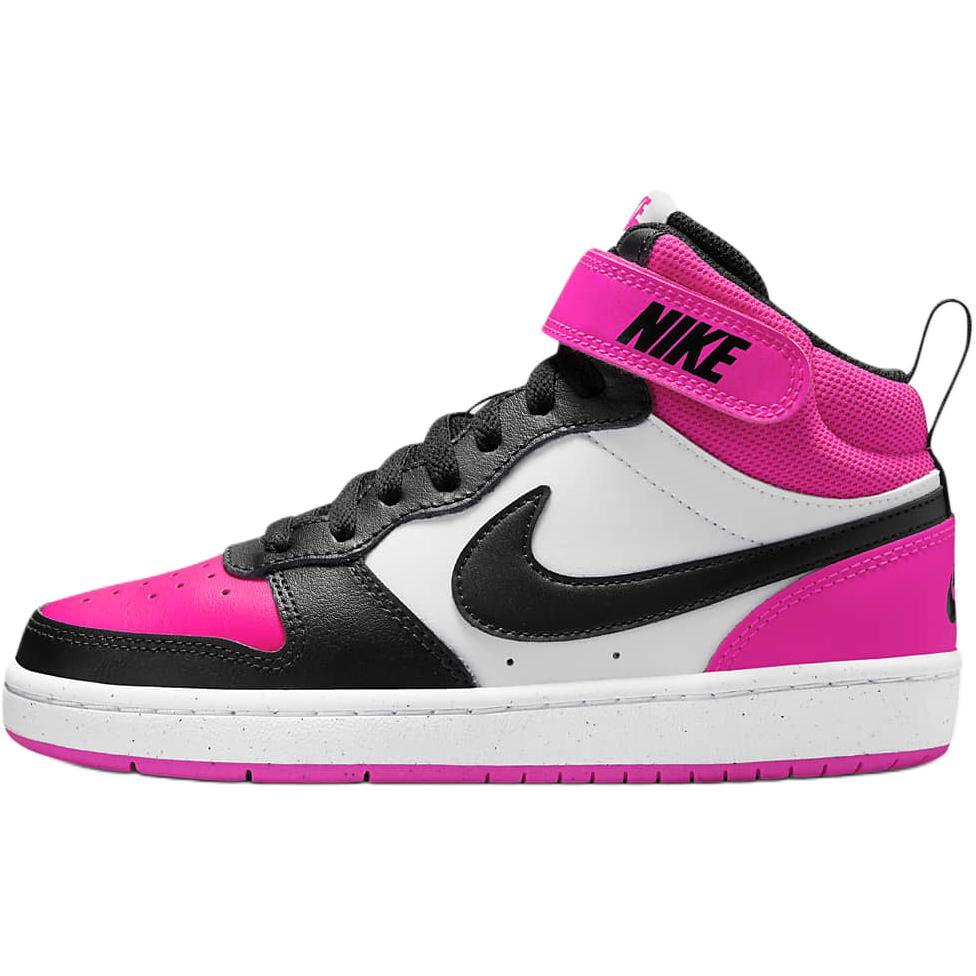 

Nike Кроссовки Court Borough Mid 2 GS Fierce Pink Kids белые черные HV0933-100 40