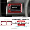 Do Mercedes Klasy A W169 2004-2011 Klasy B W245 2005-2011 Ramka Podwójnego Bocznego Wlotu Powietrza z Włókna Węglowego Akcesoria Wnętrza Odporne na Zarysowania