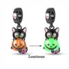 Halloween Glow Color Changing Skeleton Ghost Cucurbit Charm Bead Component Bead Components Compatible With Authentic Original Bracelet High Quality