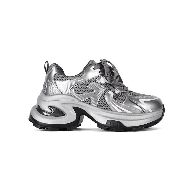 Korean niche brand new small man height increase autumn and winter dad shoes women's 2025 winter new sports and leisure shoes women