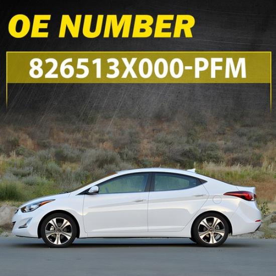 Exterior Door Handle For Hyundai 2011-2016 Elantra Front Side Left Chrome Outer