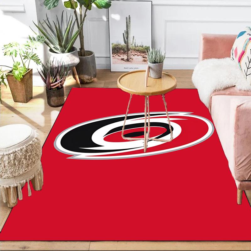 Hurricanes Team Spirit Area Rug Suitable for Indoor And Outdoor,Carpets for Kitchens, Homes, Offices, Living Rooms,Home Decor,Christmas Gift