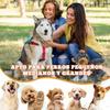 Dog Companion for Chewers Indestructible Bear Toy Resistant Squeaky Dog Toys Heavy Chewers Stuffed Plush Dog Toys for Aggressive