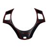 Für BMW 3 Serie E90 E91 E92 E93 Carbon Faser Auto Lenkrad Dekorative Rahmen Molding Aufkleber Streifen Trim Abdeckung 2005-2012
