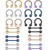 Stainless Steel Tongue Stud C-shaped Minimalist Nose Stud Nose Ring Piercing Accessory