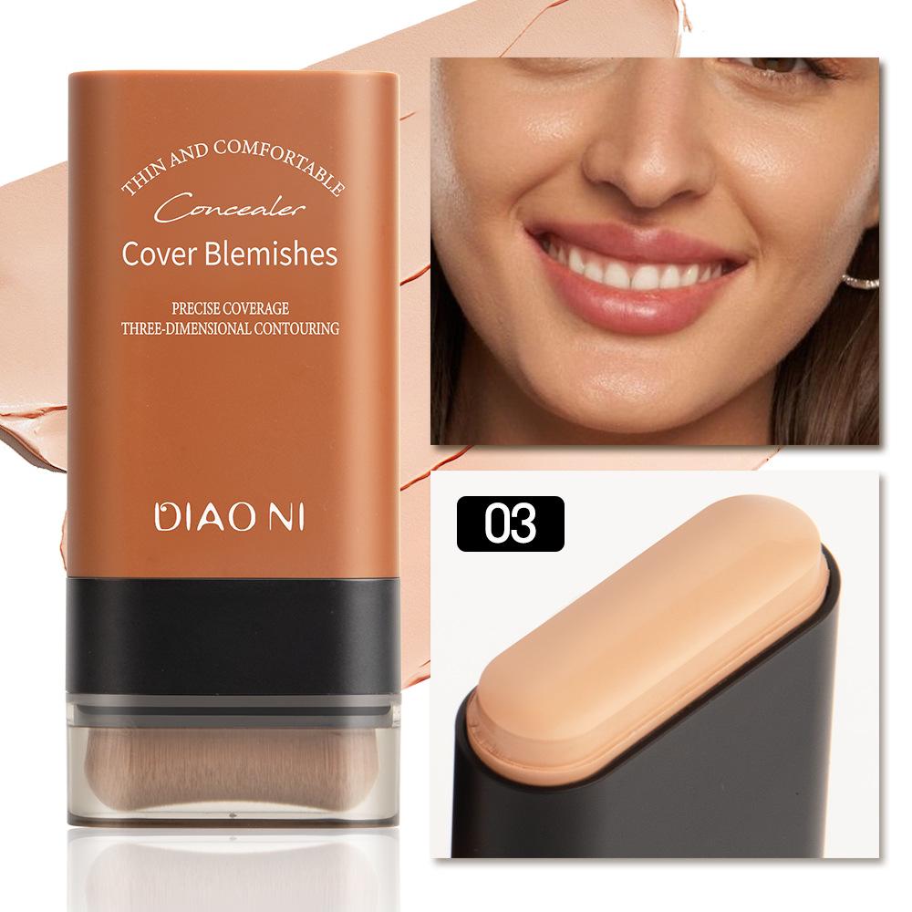 DIAONI Eraser Foundation Stick - Moisturizing, Brightening, Long-Lasting, No Smudge Primer & Concealer