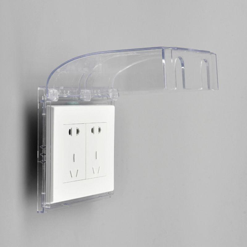  Bathroom Electrical Outlet Cover Protective Box Dust Cover Waterproof Enclosure