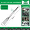 Electric Hammer Drill Bit Set: Square/Round/Hex Shanks, Ultra-Thin Flat/Point Chisel, Shovel, Slotted Wall-Cutting Chisel Head.
