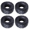 Premium Soft Rubber 2.2" Tyres With Foam For Axial Wraith Scx10 Jeep Trx-4 Rock Crawlers