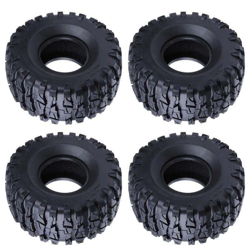Premium Soft Rubber 2.2" Tyres With Foam For Axial Wraith Scx10 Jeep Trx-4 Rock Crawlers
