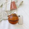 2024 Trendige Damen Basketball Umhängetasche im Western-Stil: Vielseitige, stilvolle, kleine runde Tasche