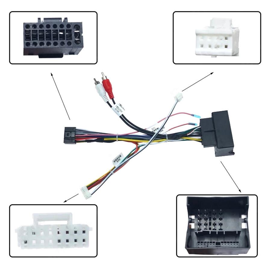 16PIN Wiring Harness Adapter For Mercedes Benz B200/W211/ML/S300/Vito/Viano/R350