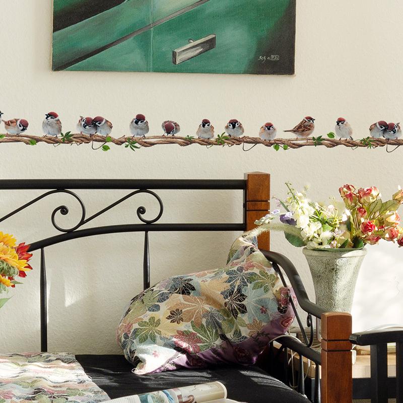 Wall Stickers Simple Removable for Nursery Baby Bedroom Playroom