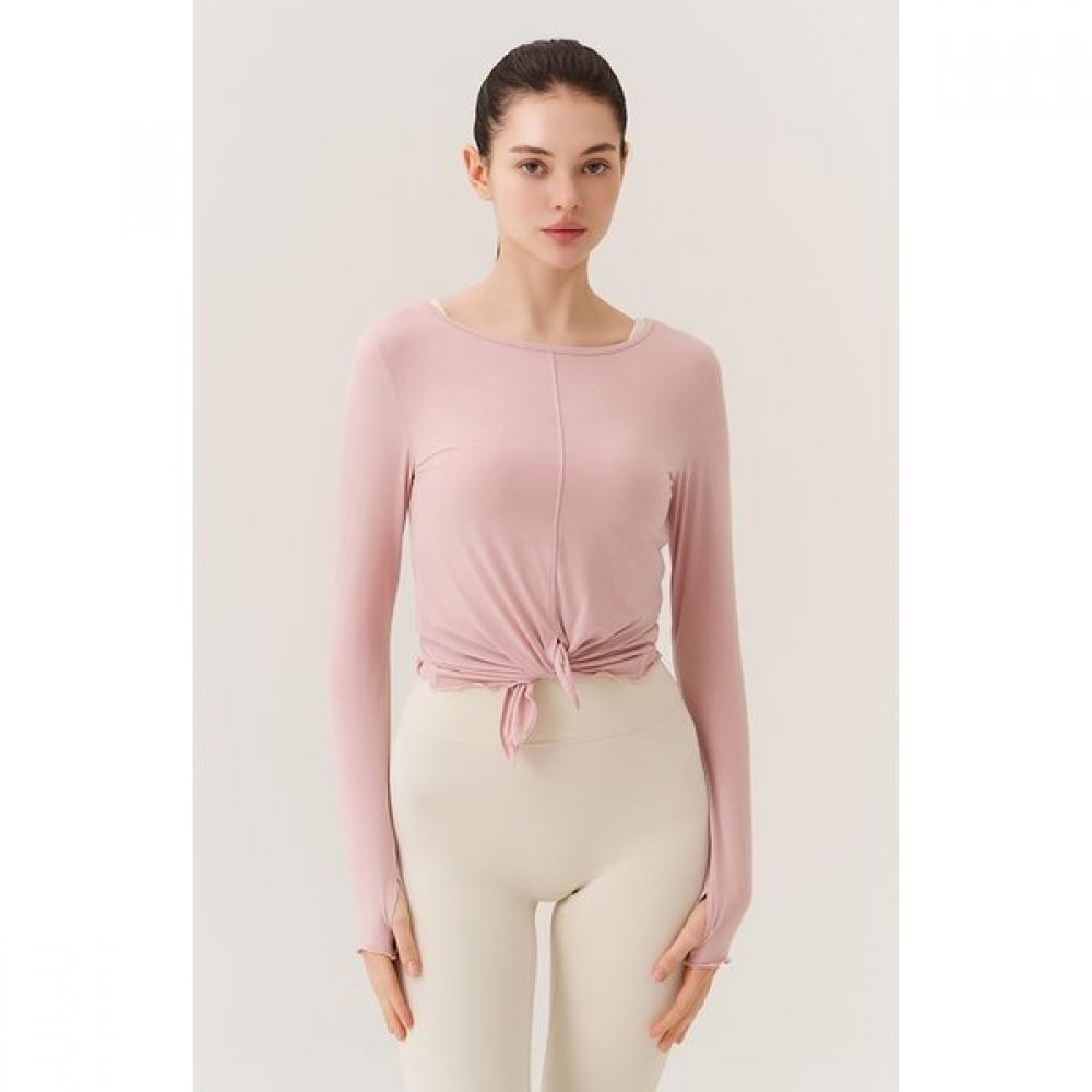 HuiT SofT Modal FronT SliT Long Sleeve T hTwTl5k02T