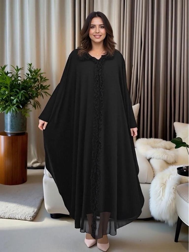 Dubai Hooded Dress: European & American Style, Turkish Cardigan, Loose Long Robe for Women