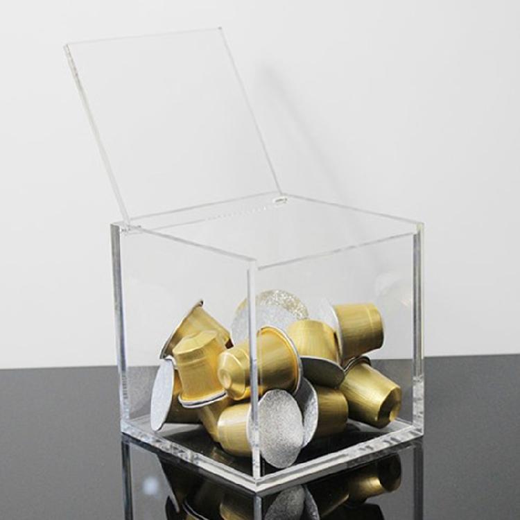 Nordico Trasparente Antipolvere per Custodia con Coperchio Organizer Portacapsule Caffè Tazza R