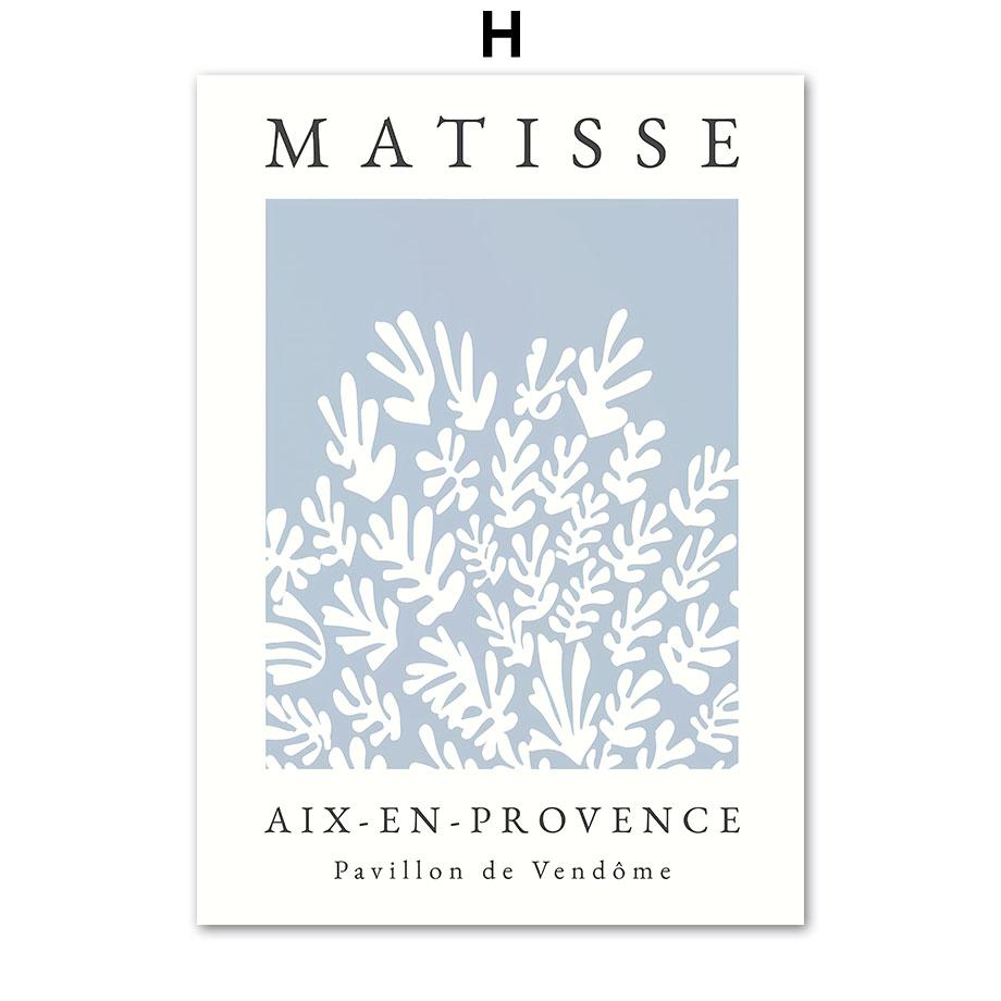 Abstract Matisse Flower Market Girl Coral Leaf Wall Art Canvas Painting Nordic Posters And Prints Pictures For Living Room Decor