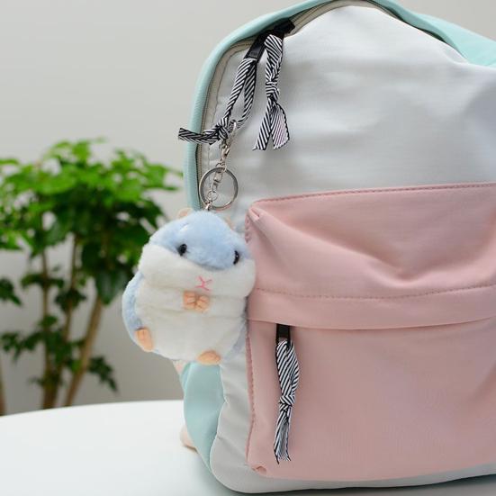 Plyšový přívěsek na klíče pro křečka Měkké roztomilé plyšové zvířátko Přívěsek na tašky Batohy Klíče Rozkošný plyšový přívěsek na klíče Dárek pro děti Přátele Vánoce Narozeniny