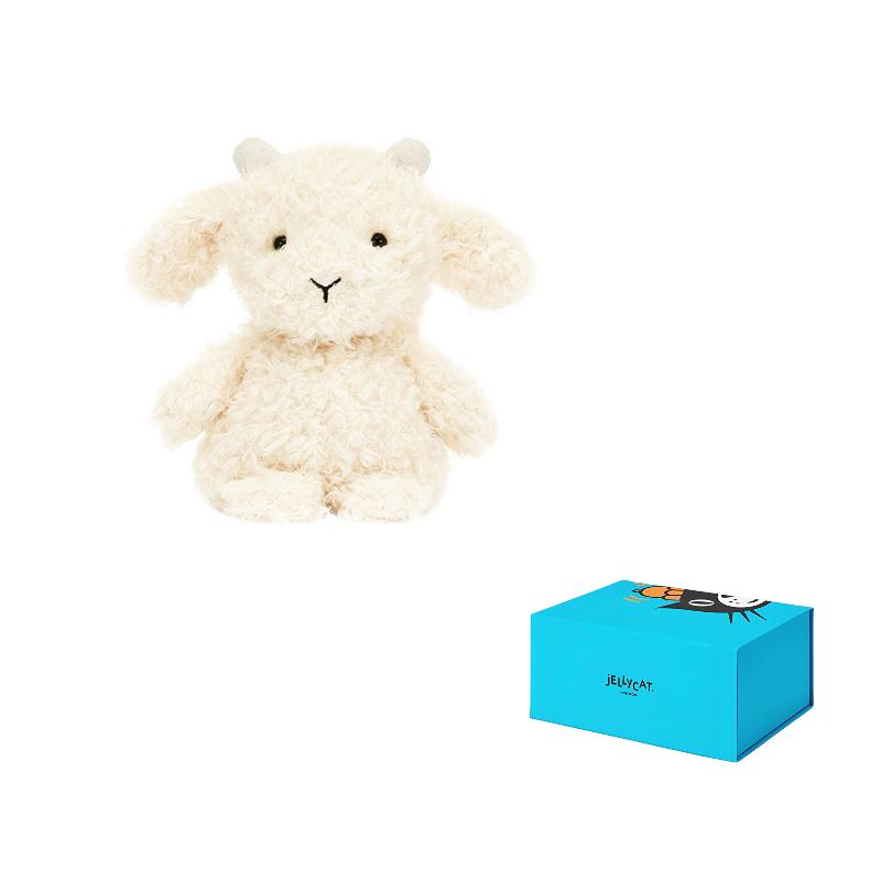 

JELLYCAT Серия «Фермерские животные» 2024 Мягкая игрушка «Козлёнок» 18 см высотой White