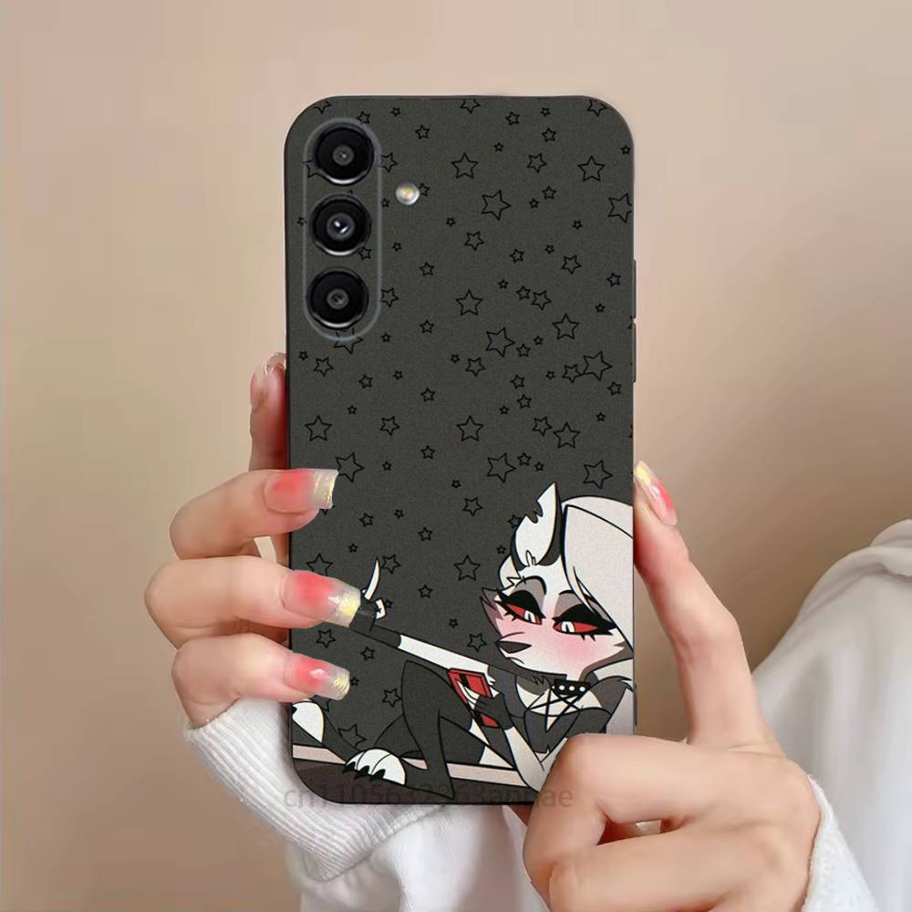 H-Helluva B-Boss Phone Case For Samsung S25,24,23,22,21,S20,Ultra,Plus,FE Black Soft Cover