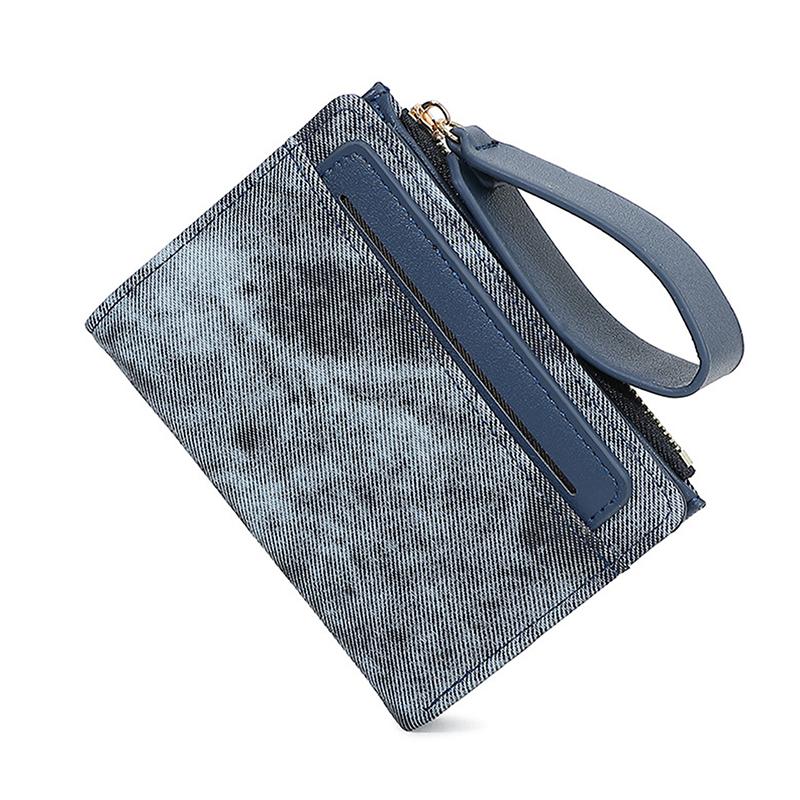 New Design Women'S Short Wallet With 8 Card Slots & Zipper Coin Pocket - Blocking Multi-Function Purse