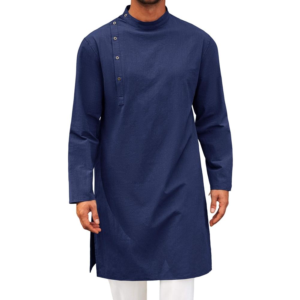 Men s Ethnic-Style Arab Robe Long-Sleeve Top 2XL
