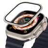Aluminium Alloy Case+Tempered Glass for Apple Watch Ultra 2 49mm Anti-Scratch Screen Protector for iWatch Ultra 49mm Cover Film