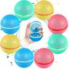 1-12 Pack Reusable Water Balls, Self-Seal Fast Inflating Silicone Water Balls, Summer Pool Beach Outdoor Activity Water Toys