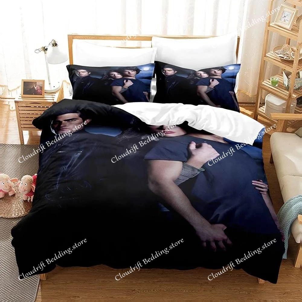 Teen Wolf Duvet Cover Pillowcase Bedding Set Boy Girl Bedroom Decoration Children Gift Single Double Large Size