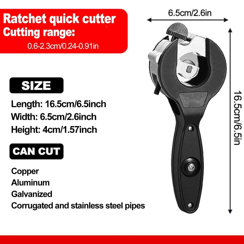 Ratsche Rohr Rohrschneider Messer 6-23mm/8-29mm Edelstahl Kupfer Aluminium Ratsche Schere Schlauchschneiden Handwerkzeuge Universal