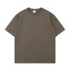 320g Heavyweight American Style Pure Cotton Unisex T-shirt - Thick, Non-Transparent, Summer Loose Fit, Pure White