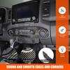 Soft Carbon fiber Console Air condition Cover Trim for Nissan Frontier 2024+