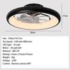 19.6 Inchs Electric Ceiling Fan Light Bedroom Strong Wind DC Ceiling Fan Lamp Household LED Lighting Electric Fan