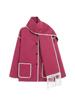 2023 Autumn/Winter European & American Fashion Women's Woolen Coat with Scarf Tassel