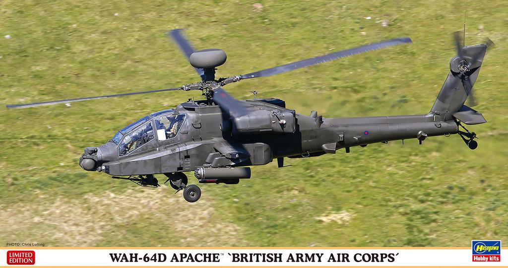 British Army Apache British Army Air Force Plastic Model Kit 07445 1/48 WAH-64D