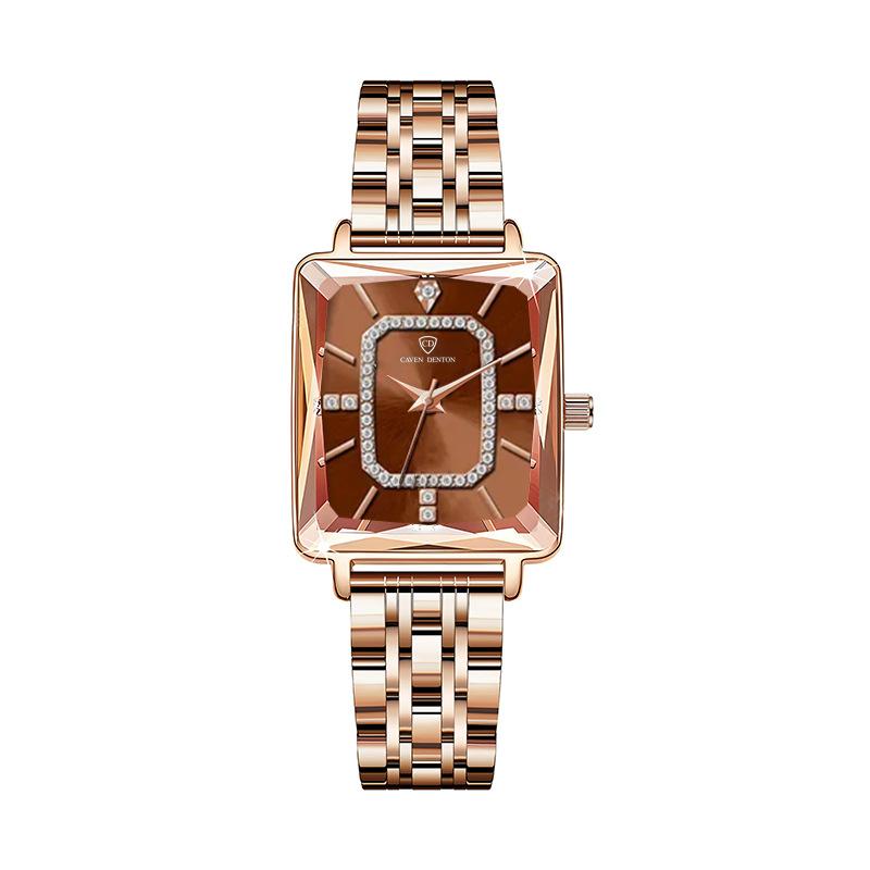 New live steel band waterproof ladies watch fashion diamond watch temperament women's watch explosion quartz watch