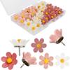 New Style Resin Cute Flower 3D Creative Tacks for Office Decoration and Photo Wall