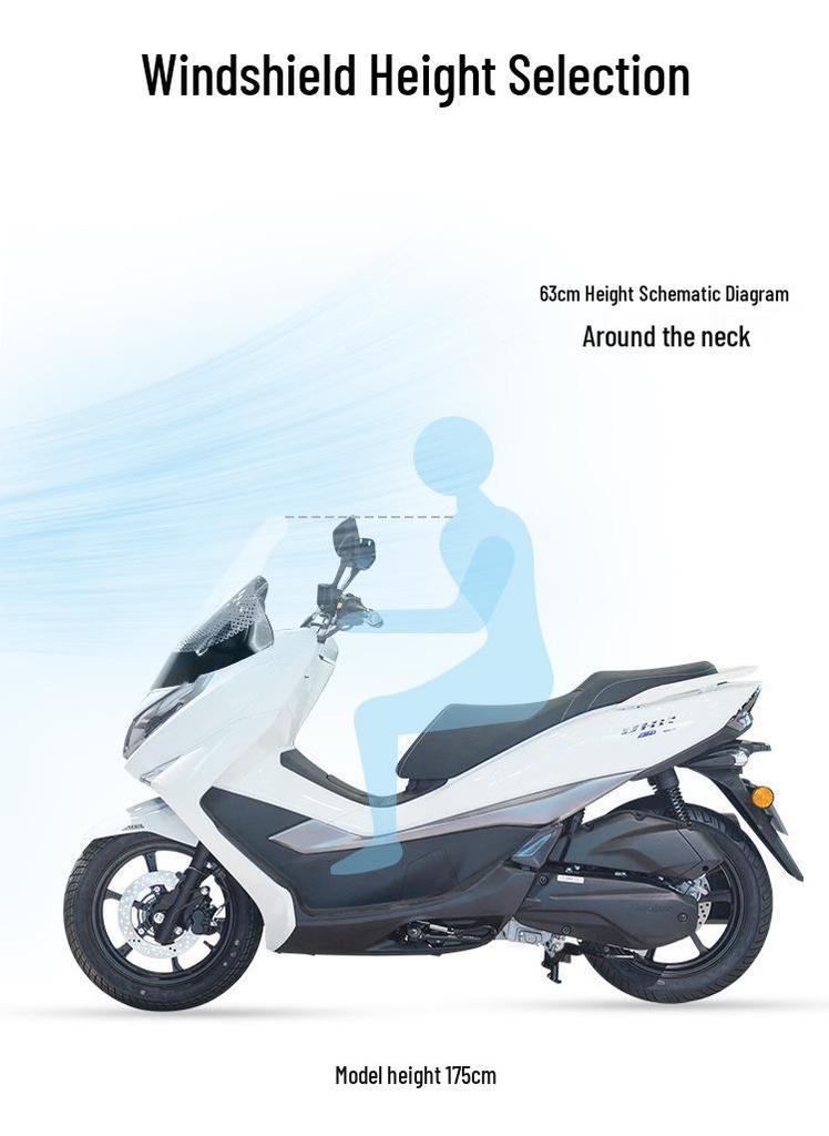 Transparent Rain Shield Windshield for Haojue UHR150