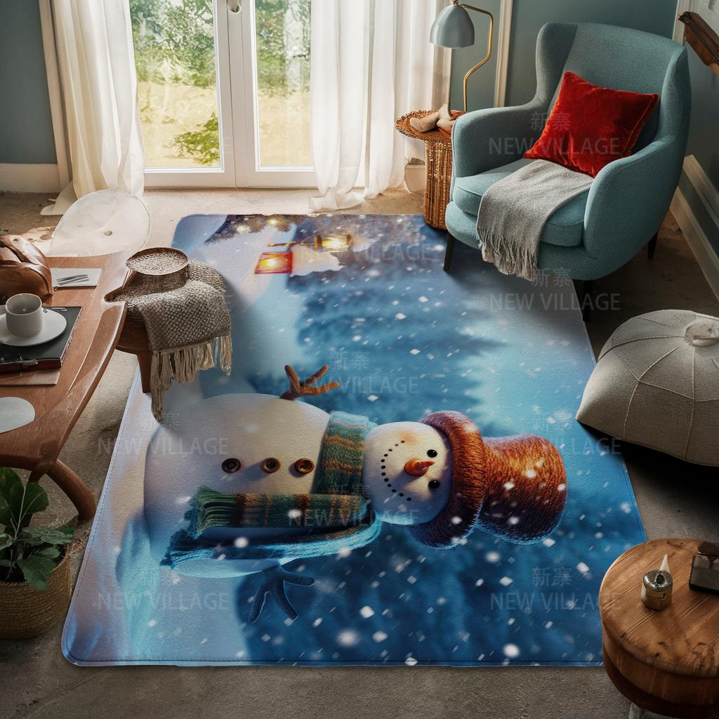 Koberec ke vchodu do domu Rohožka ke dveřím do domu Obývací pokoj Vana Koupelna Protiskluzové koberce s absorpcí vody vana Veselé Vánoce zima