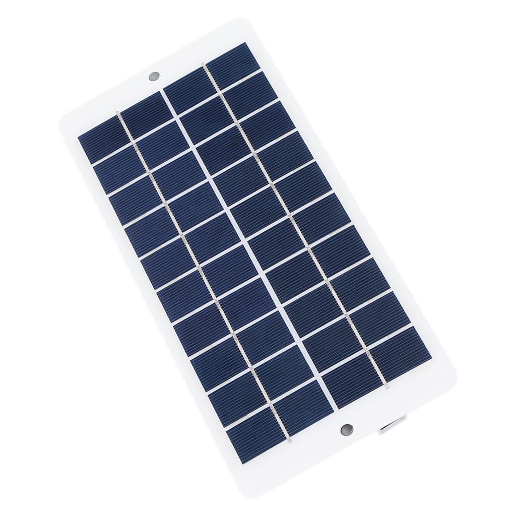 4,5W 5V USB-Ausgang Solarladeplatte Monokristallines Silizium Outdoor-Solarpanel-Ladegerät für Handy