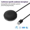 360° Omni‑directional Capture Mini Wired Meeting Business Mic Desktop Recording Mic  for Conference