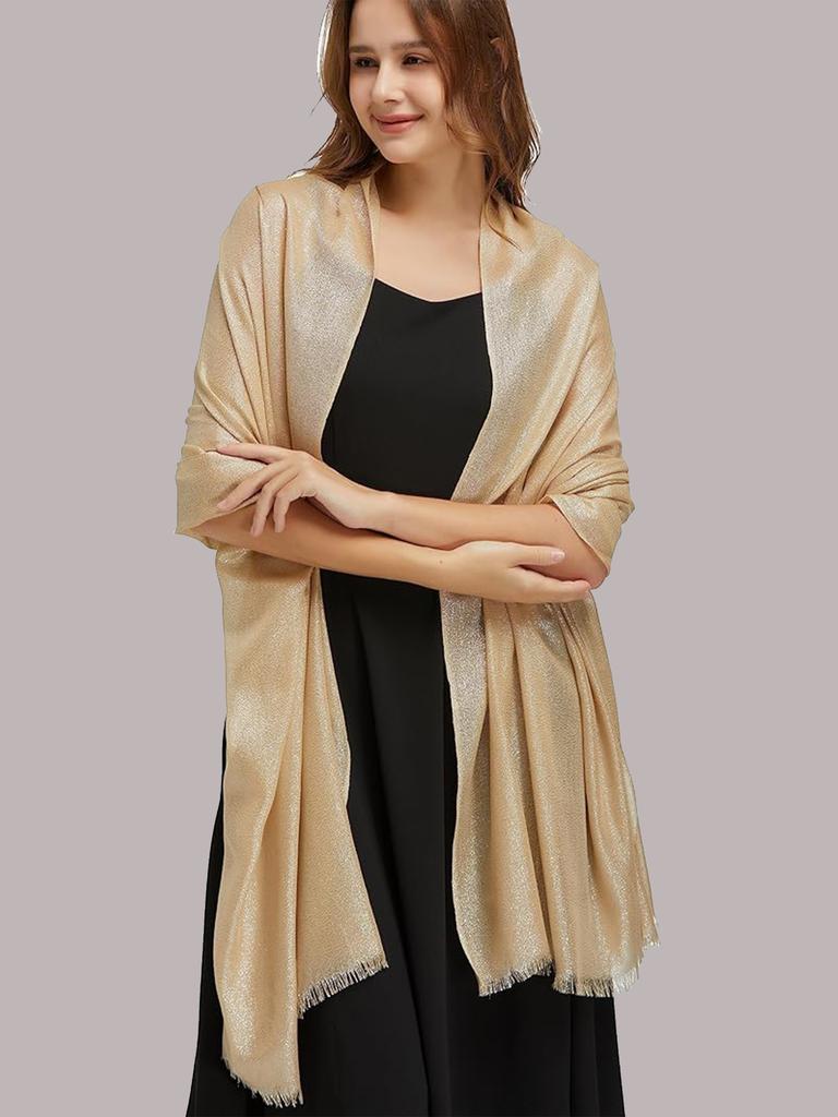 Golden Glitter Hijabs For Woman Wedding Party Stoles Ramadan Muslim Scarf Women Islam Turban Bandana Elegant Ladies Party Shawls