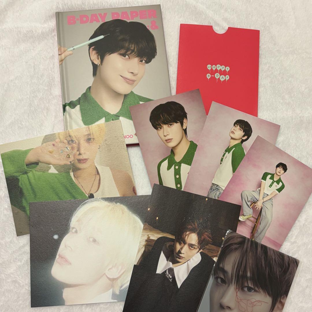 

[USED] ENHYPEN Sunwoo Birthday Postcard and more