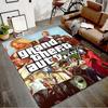 GTA Printed Area Rug Carpet for Bedroom Living Room Home Decor Rugs Mat Non Slip Mat Rug for Bedside