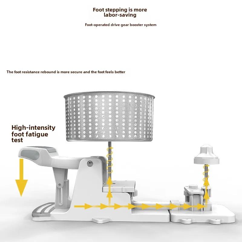 New Design Foot Pedal Household Cleaning 4-Drive Rotary Mop with Foot Pedal Telescopic Rod Stainless Steel Mop Bucket Sets