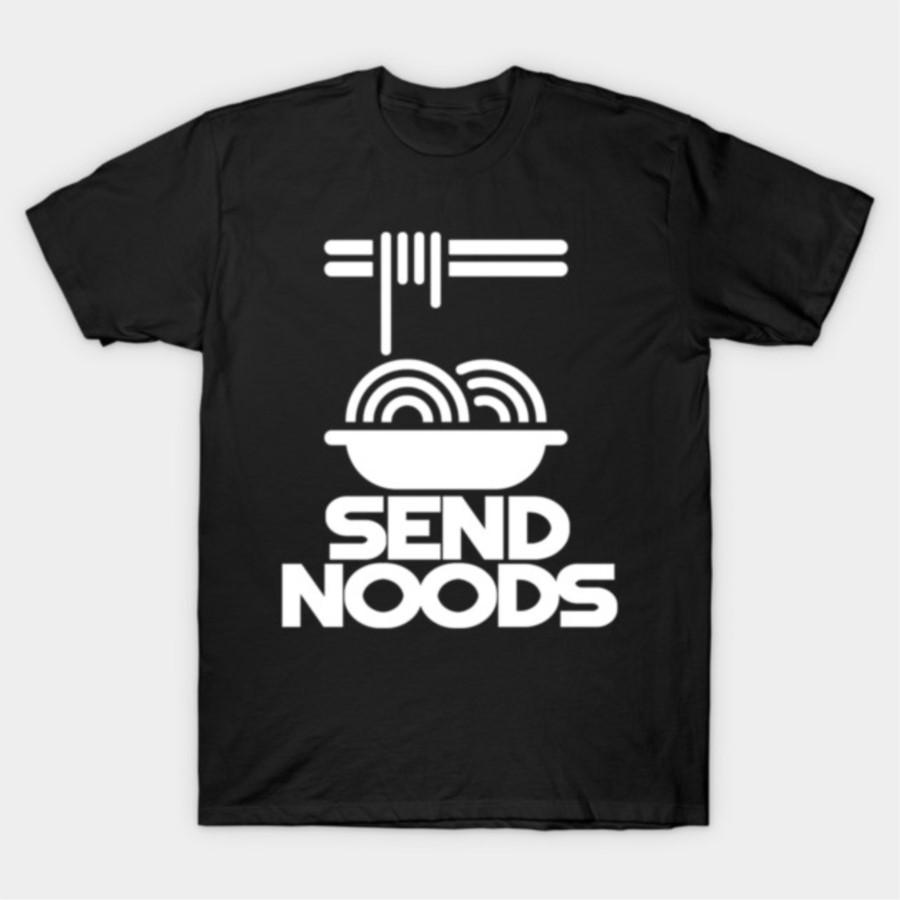 

Retro Funny Quote Send Noods Basic Meme Food T-shirt For Men Women 100% Cotton T Shirts Short Sleeve Tops 0202-3 - Men s Summ... 5XL різнокольоровий